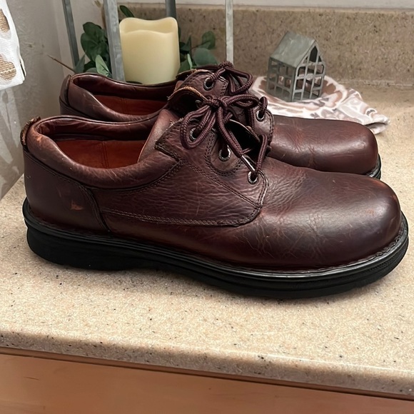 Wolverine Dura Shocks brand size 13EW Zeus Low tie closure leather shoes - Picture 1 of 6